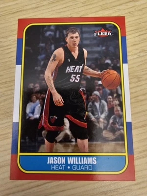 2006-07 Fleer Basketball #81 Jason Williams 1986-87 20th Anniversary HEAT - Image 1 of 2