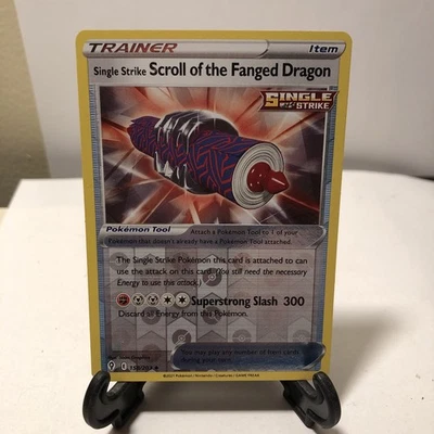 Pokemon TCG Chilling Reign Reverse Holo Single Strike Scroll of Piercing 154/198 - Image 1 of 2