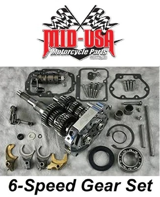 6-SPEED TRANSMISSION GEAR SET HARLEY ELECTRA GLIDE ROAD KING STREET ULTRA 93-06 - Image 1 of 2