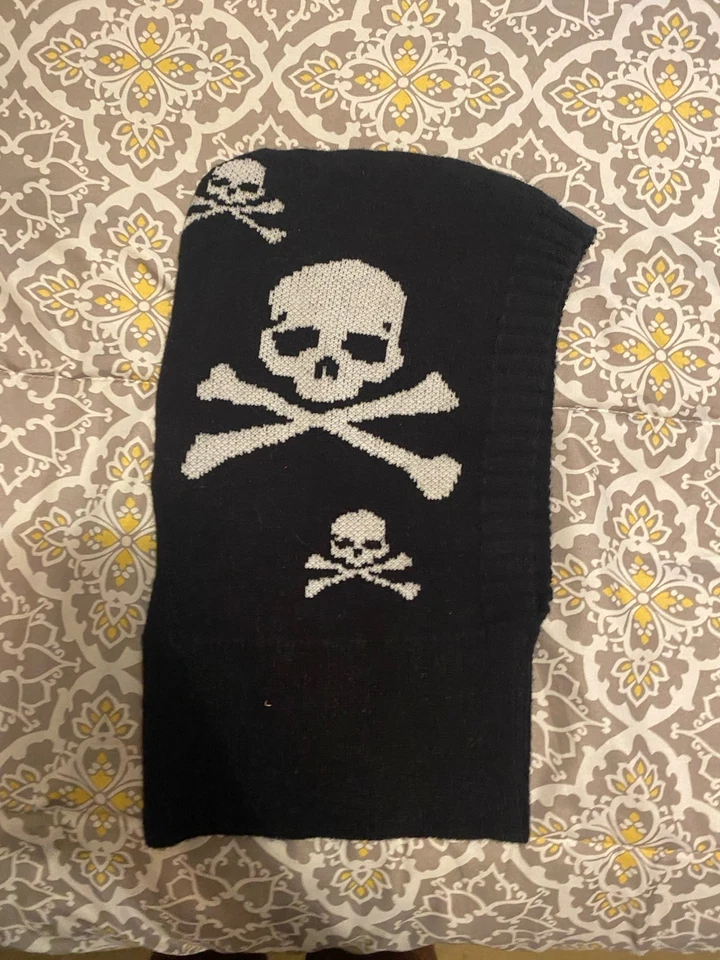 全黑骷髅什蒂街头服饰面膜 — 第 1/1 张图片