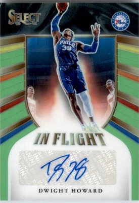 2020-21 Select In Flight Signatures Prizms Neon Green #7 Dwight Howard Auto /99 - Image 1 of 2