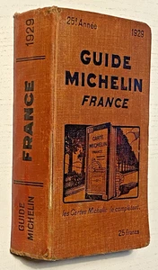 Guide Michelin Rouge 1929  -  Etat Très Correct - Foto 1 di 11