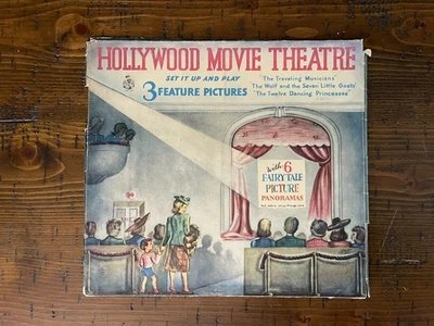 Instalación y juego de cine de Hollywood vintage - Panoramas - Punch-Outs Foto 1 de 3