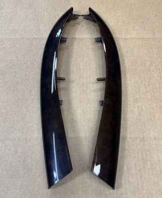 Par de molduras de tablero de radio Mazda CX-9 2010-2015 madera OEM Foto 1 de 4