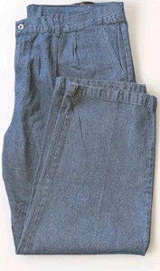 OLD RIVER Men's Pleated Front Blue Denim Jeans - Size 40W x 30L - Picture 1 of 4