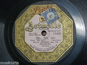 78 rpm WILLIE CREAGER do do do / LANINS ARCADIANS clap yo hands  ACTUELLE 11450 - Picture 1 of 1