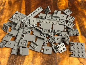 Lego Dark Grey Flat Plate Modified Various Types Many Differend 50pcs Lot - Picture 1 of 3