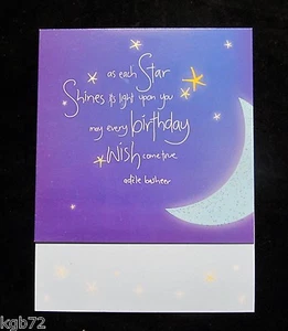Leanin Tree Birthday Greeting Card Moon Stars Multi Color Notions Series P24 - Picture 1 of 2