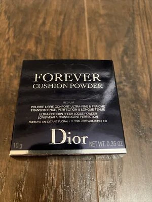 Dior FOREVER Cushion Loose Powder ~  MEDIUM ~ 10g / .35 Oz Brand New In Box - Image 1 of 4