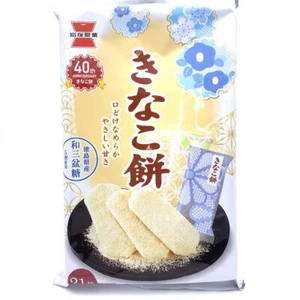 Kinako Soybean Flour Sweetened Roasted Rice Cracker 21Pcs岩塚製菓大豆粉和和三盆糖甜味仙贝 - Picture 1 of 2