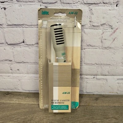 Labtec AM-22 Deluxe Cassette Microphone With Stand  - New and Sealed - Image 1 of 4