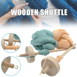 Drop Spindle Top Whorl Yarn Spin Hand DIY Carved Wooden Tool Gifts for Beginner - Picture 1 of 9
