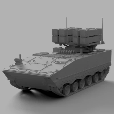 3D Printed 1/72/87/144 Chinese Red Arrow-10 Anti-tank Missile Vehicle Model Kit - Image 1 of 2