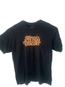 Travis Mathew Tennis Is My Racquet Tee XL Black Pima Cotton Made in Peru - Picture 1 of 8