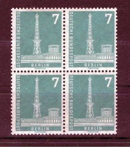 Briefmarken Berlin 135 w w 2 Paare (Viererblock) postfrisch. Michel 110,00€ - Bild 1 von 2