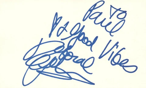Debbie Gibson Singer Pop Music Signed Index Card JSA COA Cover