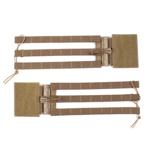 PEW Tactical MOLLE Tubes Cummerbund 2PCS Plate Carrier Quick Release for LV119 - Picture 1 of 18