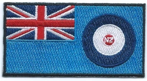 Royal New Zealand Air Force Ensign Flag Embroidered Patch Iron-on - Picture 1 of 1