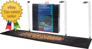 Undergravel Aquarium Filter for 40-55 Gallon Tanks Four 11.25” X 11.25” Plates - Picture 1 of 4