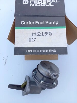 Carter Fuel Pump M2195  71-73 Jeep CJ5 CJ6 Commando DJ5 Jeepster  Federal Mogul - Imagem 1 de 4