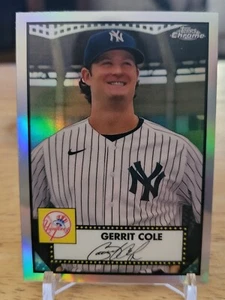GERRIT COLE 2021 Topps Chrome Platinum Anniversary Refractor  Yankees - Picture 1 of 1