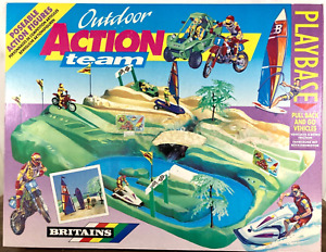 Vintage Britains 1993 OUTDOOR ACTION TEAM Playbase 9720 OFF-ROAD Motocross ATV