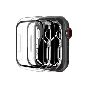 🌟 Boîtier Apple Smart Watch 44 mm - Boîtier transparent transparent série 7 - Pack de 2 - Photo 1 sur 8