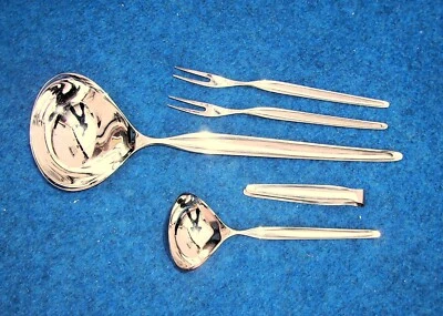 WMF Modell 5000 Zürich, 5 teilig, Vorlegebesteck   90 er Silberauflage - Bild 1 von 2