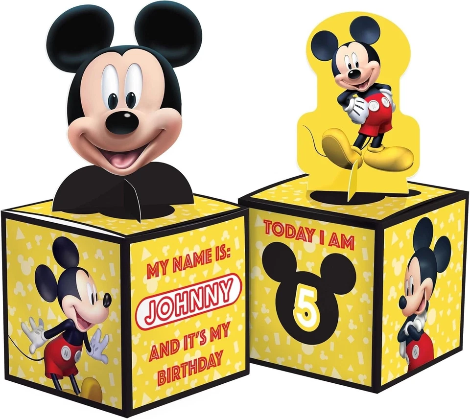 Mickey Mouse Forever Disney Kids Birthday Party Table Centerpiece Decorating Kit - Image 1 of 1