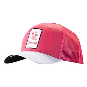 Gorra Snapback Team Canada Soccer Copa Mundial de la FIFA Qatar 2022 roja/blanca - Imagen 1 de 5