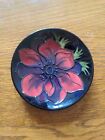 Moorcroft small plate excellent condition beautiful pink flowers