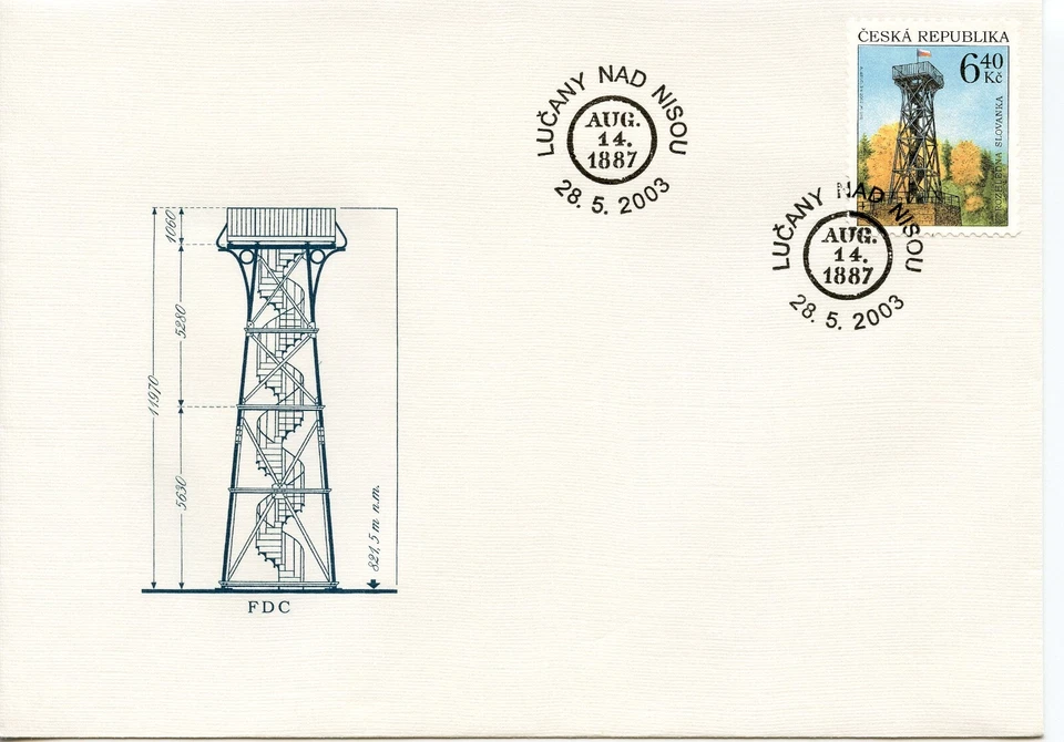 CZECH REPUBLIC 2003 Watchtowers   FDC2704 - Image 1 of 1