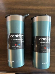 Contigo Streeterville Tumbler Straw Dual-Sip Lid Stainless Steel Insulated New - Picture 1 of 2