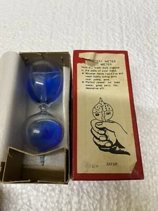 VINTAGE APCO JAPAN RED MYSTERY METER LOVE METER Orig. Box 1970's Nice! - Picture 1 of 4