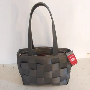 Harveys Seatbelt Women's The Original Handbag Purse Gray Satchel Shoulder  - Picture 1 of 14