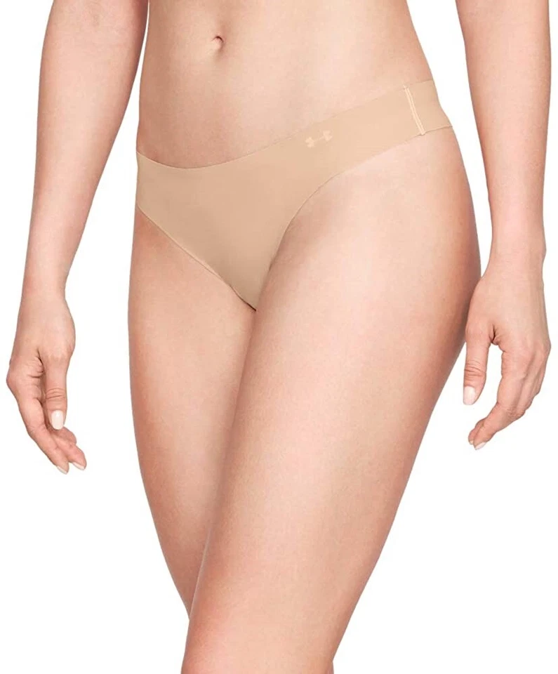 Under Armour 1325615295sm Womens SM Nude Pure Stretch Thong 3pk