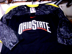 Nike Ohio State Buckeyes Black Ice Hockey Jersey MEN Size XL NEW $130 - Picture 1 of 3