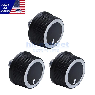 3PCS For 2008-2021 Chevrolet Express 1500 2500 3500 A/C Heater TEMP CONTROL KNOB Foto 1 de 4