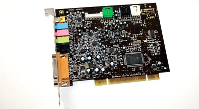 PCI-Soundkarte 5.1  'Creative Soundblaster Live!'   Model: SB0200   EMU10K1X-DBQ - Photo 1/4