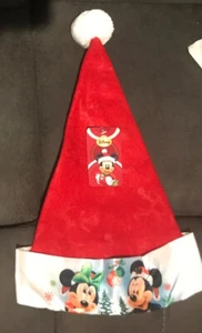 Disney Mickey And Minnie Mouse Kids Festive Santa Hat Christmas Costume - Picture 1 of 3