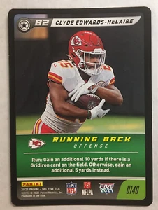 NFL 2021 Five Clyde Edwards-Helaire #U140 comune - Foto 1 di 1