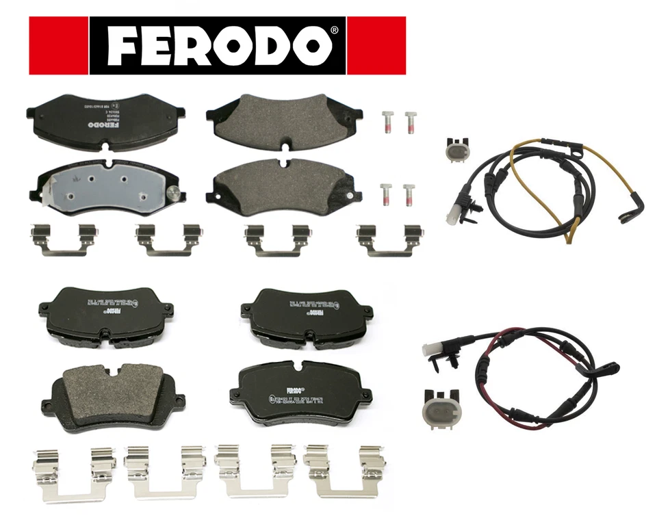 For Land Rover Range Rover HSE Base Front & Rear Brake Pad Set oem + Sensor - Image 1 of 1