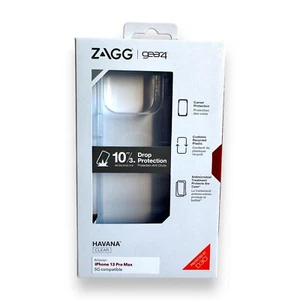 ZAGG GEAR4 HAVANA CLEAR PHONE CASE FOR Apple iPhone 13 Pro Max NEW SEALED IN BOX - Picture 1 of 3