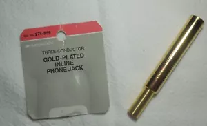 Menge (1) Radio Shack 274-859 Nos Inline 1/4 Zoll Stereo Telefonbuchse - Bild 1 von 5