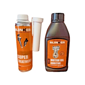 Additif Moteur : Huile + Injecteur Essence et Diesel Pack 2 Produits Blinker - Photo 1/5