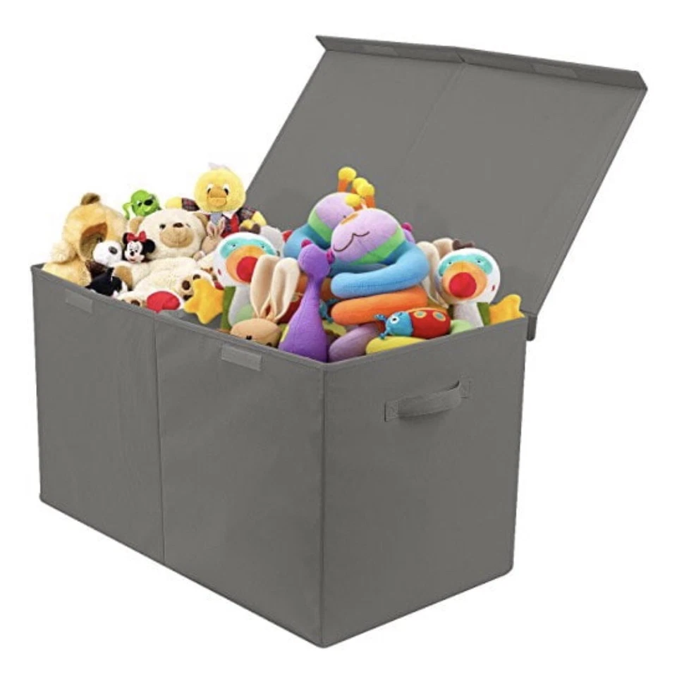 Sorbus Toy Chest With Flip-top Lid Kids Collapsible Storage for Nursery