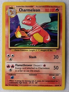 Charmeleon 24/102 VLP - 1999 Conjunto Base Original Tarjeta Pokemon $2 Envío Combinado - Imagen 1 de 3