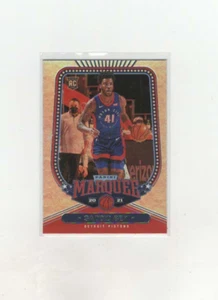 2020-21 Panini Chronicles Marquee #248 Saddiq Bey RC Rookie Detroit Pistons - Picture 1 of 2