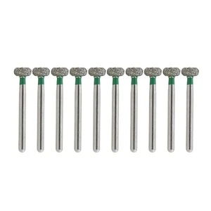 Dental Diamond Burs FG 909/042C Wheel Donut Shape Coarse Grit High Speed Burr - Picture 1 of 4