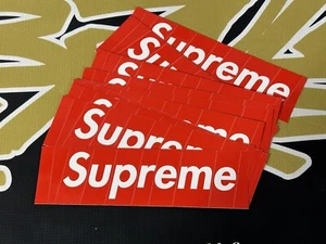 Neu Supreme New York authentisch geschnittenes Peel geteilt rote Box Logo Aufkleber Aufkleber SS 2023 - Bild 1 von 1